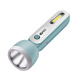 Kangming LED lithium battery household multi-function emergency light rechargeable bright flashlight KM-D8002 green (large quantity customization)