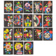 Children's sand painting set colored sand glue painting kindergarten hand-painted Children's Day gift 10 colors 18 sheets