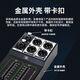 Ayin volume controller, one in and two out, passive preamp connection, mixer, MIC microphone, XLR balanced input and output, lossless sound quality, black MC400, official standard configuration