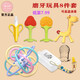 Yoshida Hisamori JTOSEN baby teether, molar artifact, baby bite Manhattan hand ball toy, happy tooth chew silicone, boilable baby giraffe banana teether, sky blue hand ball