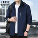 JEEP SPIRIT Jeep jacket men's hooded autumn and winter jacket men's assault tops casual trendy workwear men's clothing