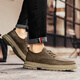 Western Region Camel Casual Lederschuhe Herren Herbst 2023 Neue Business Britisch-Stil Low-Top Martin Boots Round Toe Workwear Daddy Herrenschuhe Khaki 42