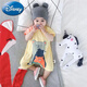 Disney Baby Onesie Pure Cotton Thin Style 0-16 kurzärmelige Strampler für Männer und Frauen Sommerkleidung Klettern Kleidung Neugeborene Kleidung Orange Carriage halbärmelte 80 cm Empfohlen 15-19jin [Jin ist 0,5 kg]