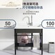 Dujiaxing balcony washing sink ceramic washing basin stainless steel bracket washing basin washing basin washing basin with washboard balcony ultra-deep washing tank 1048 single basin with drainage