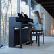 ROLAND HP704 / HP702 / HP701 Luxury Vertical Electric Piano Adult Professional Playing 88 Home Home Digital Piano HP704-Dr Rose Wood Color