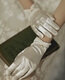 Guantes rojos de la novia casada xiuhe vestido de novia rojo xiuhe vestido de novia etiqueta etiqueta retro estilo corto