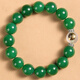 Bao Xin Fanrui BOSFRU Five Elements Missing Wood Green Agate Bracelet Balance Wind Lei Yi Gua Green Joyous Wood Jewelry Men's Bracelet Gift Five Elements Filling Wood Green Agate Bracelet Bead Diameter 14mm