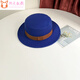 Tishulan automne et hiver plateau plateau en laine de laine femelle femelle britannique célébrité polyvalente courte courte chaude haut chapeau de scène performance jazz hat hat manche noir