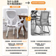 Chaise de chaise ergonomique Shukeyi chaise d'ordinateur de bureau chaise de bureau étudiant chaise d'étude pour enfants à long terme sitfort backrest chair home 983 chaise d'étude à quatre pattes-blanc et noir