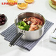 Lingfeng (LINKFAIR) milk pot stainless steel baby food pot uncoated noodle cooking pot snow pan small soup pot gas induction cooker universal 304 milk pot 18cm