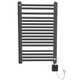 
Longxing steel electric bathroom, electric heating can be used with a small backpack for towels, household radiator, integrated electric heating intelligent temperature control 400mm*698mm, black and gray sand, power 500W (height 698*442*thickness 198)