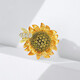 QUAMER gold store model won the first prize in one fell swoop. The summer sunflower bee brooch is feminine, high-end suit accessories and cute. The sunflower bee won the first prize in one fell swoop.
