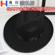 Longhuan New Produkt Republic of China-Stil Herren-Top-Hut Shanghai Xu Wenqiang Retro Schwarzer englischer Jazz-Jazz-Top-Hut Männer und Frauenbühne.