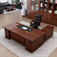 Li Lun new boss desk desk new Chinese style executive desk office office furniture single table 2.2 meters