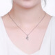 Saturday Fortune PT950 Dolphin Platinum Pendant for Women without Chain PT042449 About 1.18g Birthday Gift