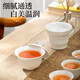 Feixiang mutton-fat jade Kung Fu tea set for home living room simple office reception Dehua white porcelain tureen tea cup mutton-fat jade tea set - magnolia cup type 10 pieces 2022 new white porcelain tea set