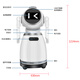 Louez et vendez un grand robot de bienvenue intelligent commercial menant et expliquant le divertissement Robot bras danse Performance blanche