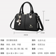 XUEAIDAISHU high-end women's bag genuine leather gift for mother and wife 2025 new middle-aged mother women's handbag white exquisite gift box + gift bag + hand bag card holder