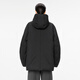 江南布衣（JNBY）【防泼水】商场同款24冬新品宽松连帽羽绒服5OBC12590 001/本黑 M
