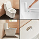 
HUIDA Toilet jet siphon splash-proof silent toilet flush toilet toilet one-piece toilet 6218 HDC6218/305 pit distance (water-saving round water tank)