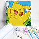 DIY Digital Painting Cartoon Cartoon's Cartoon Jade GUI GUI COL COLORÉE À MAIN PEINTURE D'HUILE acrylique peint à la main Petite taille WT831 30 * 30cm / bois massif Cadre intérieur + pinceau pigmentaire