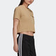 Adidas Clover Kurzarm Frauen Sommer Neuer Sport Kurzer Taille Runde Halshemd T-Shirt H15829 H15829 XS