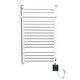 
Longxing steel electric bathroom, electric heating can be used with a small backpack for towels, household radiator, integrated electric heating intelligent temperature control 400mm*698mm, black and gray sand, power 500W (height 698*442*thickness 198)