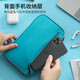 
POTRAVEL.DESIGN color block passport bag ID bag anti-theft brush portable passport air ticket bank card storage bag men and women clutch bag gray black