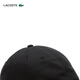 LACOSTE French crocodile men's and women's same style 25 autumn solid color logo print baseball cap peaked cap|RK0440 031/black one size TU