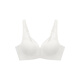 Ubras Special Sale Light Wing Lace Clear Big Cup Back Hook Big Breast Showing Small Underwear Women Push Up No Wires White L(80C/80D)