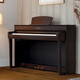 Yamaha Electric Piano CLP725/735/745 Series High-end Imported Vertical Smart 88 Key Heavy Hammer Household Digital Piano Original Imported CLP735DW Walnut + Full Set Gift Pack