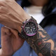 
CITIZEN photodynamic perpetual calendar artificial sapphire mirror multi-site radio wave fashion waterproof men's watch gift recommendation Red and black CB5009-55E
