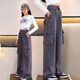 Pantalons de filles Zhidoudou Spring and Automne Style Travels Vêtements Pantalons larges Pantalons de Spring Childre
