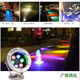 LED underwater light 3w6w9w12w18w pool underwater light fish pond landscape light fountain light waterproof colorful spotlight 6 watt white light