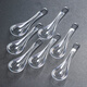 MULTIPOTENT disposable 20ml crystal spoon dessert spoon Chinese porridge spoon spoon plastic small rice spoon 20 pieces Jia Shengya series