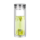 
Shui Yisheng glass cup double-layer water cup men and women tea cup business tea cup office cup crystal cup car cup straight body g719 regular version 400ml