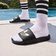 ADIDAS (adidas) Clover Shoes informales zapatos para hombres Zapatos para mujeres 2025 Summer Nuevas parejas zapatos de playa Flip Flip Ligera de peso GZ6196 36.5