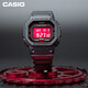 Casio (CASIO) small square men's watch G-SHOCK Japanese and Korean watch six-station radio wave solar Bluetooth sports watch as a gift for your boyfriend GW-B5600AR-1 (Blood Crane) Solar
