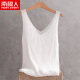 Antarctic Thread Thin Slim White Camisole for Women Spring and Summer Sexy Sleeveless Top Bottoming Shirt Korean Style Slim Women's Vest White Single Piece One Size