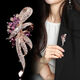 Wind Valley Bird Corsage Brooch 2024 New Fashion Accessories Feminine Luxurious Versatile Personality Exquisite Coat Pin 03