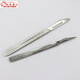 Mushide pig scalpel handle stainless steel surgical blade pig cattle sheep chicken poultry clinical long handle sharp sterilized delivery No. 11 blade