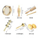 
Kindergarten log Orff percussion instrument set children's toys ringing bell ringing board sand hammer hand drum double ringing cylinder log 4 piece set + storage bag