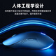 HP Gaming Mouse Learning Office E-Sports Macro Programming Game Ergonomic Silent Lightweight Wired Mouse USB Interface Universal for Desktop Laptops Macro-Non-Silent Black-Colorful Light