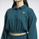 Reebok锐步官方女子COVERUP经典休闲修身短款露脐POLO领套头卫衣 HH9738 S