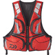 DAIWA new model DF-3420 life jacket, lightweight large buoyancy vest life jacket for offshore fishing boats, adult fishing equipment, red M