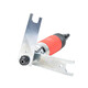 Bodun Powered pneumatic grinding machine Large torque wind mill Long-range wind grinding wheel straight pneumatic grinding machine for shipyards Large torque BD-1049 (send 5 grinding wheel heads)