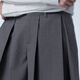 
JNBY/Jiangnan Buddies Spring and Autumn Shorts Women's Pleated Wool Dresses Straight Commuting Lightweight Commuting 5O3E13660 071/Miscellaneous Gray M