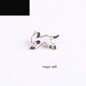 Jack Viney Japanese ins black and white with cat brooch cute men and women personalized lapel pin black cat + white cat
