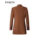 PORTS women's autumn new OL business commuting women's suit ALD9J003QWF11 hardwood color M (6)