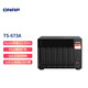 QNAP 企业级TS-673A 8G内存四核心2.2GHz双2.5GbE网络存储NAS TS-673A-8G